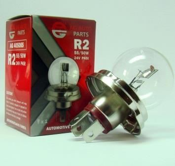 AG AUTOPARTS - AG 40508S - Лампа R2 24V 55/50 P45T
